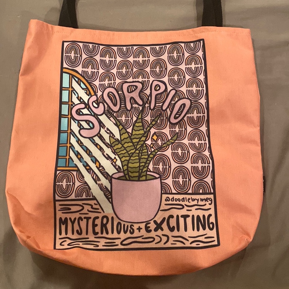 Scorpio tote bag